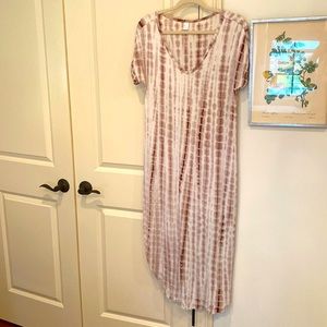 Tye dye midi dress